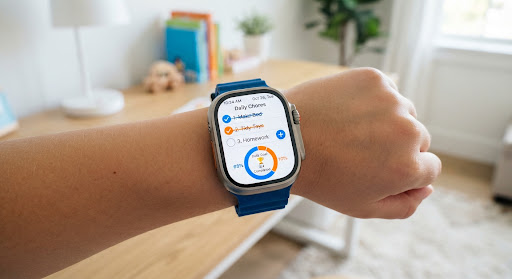 Chorify app on Apple Watch
